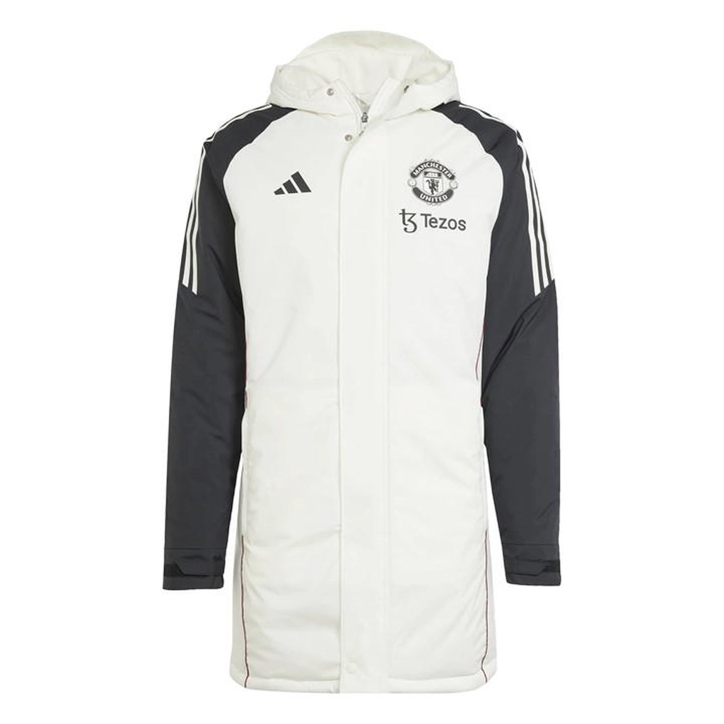 Adidas Originals Manchester United Stadium Parka 2024 2025 Mens - White
